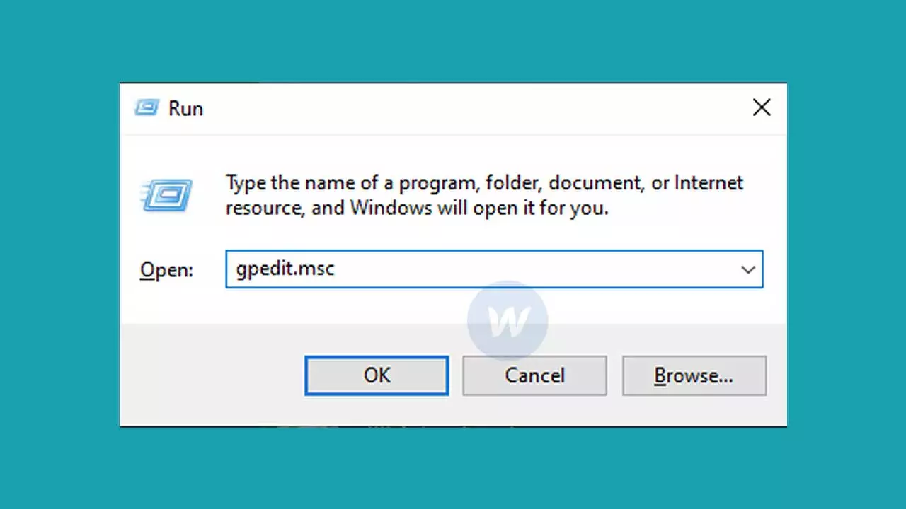 Masuk GPEDIT - Cara Mematikan Antivirus Windows 10