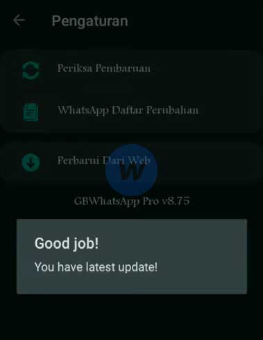 6 Cara Update GB WhatsApp ke Versi Terbaru - Wantek.ID