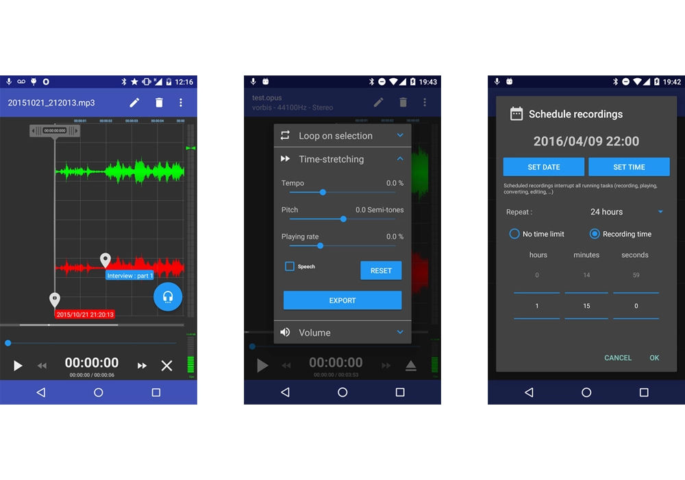 Aplikasi Perekam Suara RecForge II Pilihan Terbaik