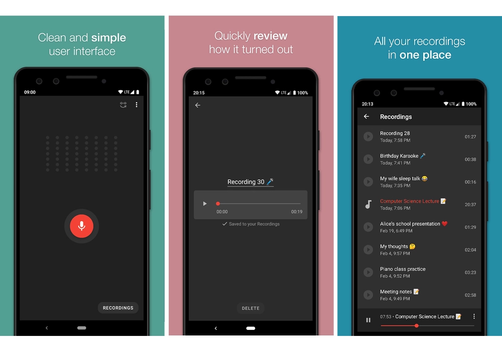 Smart Recorder untuk Aplikasi Perekam Suara